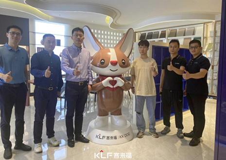 熱烈歡迎中國建博會領(lǐng)導(dǎo)一行蒞臨客來福智能科技股份有限公司參觀指導(dǎo)！